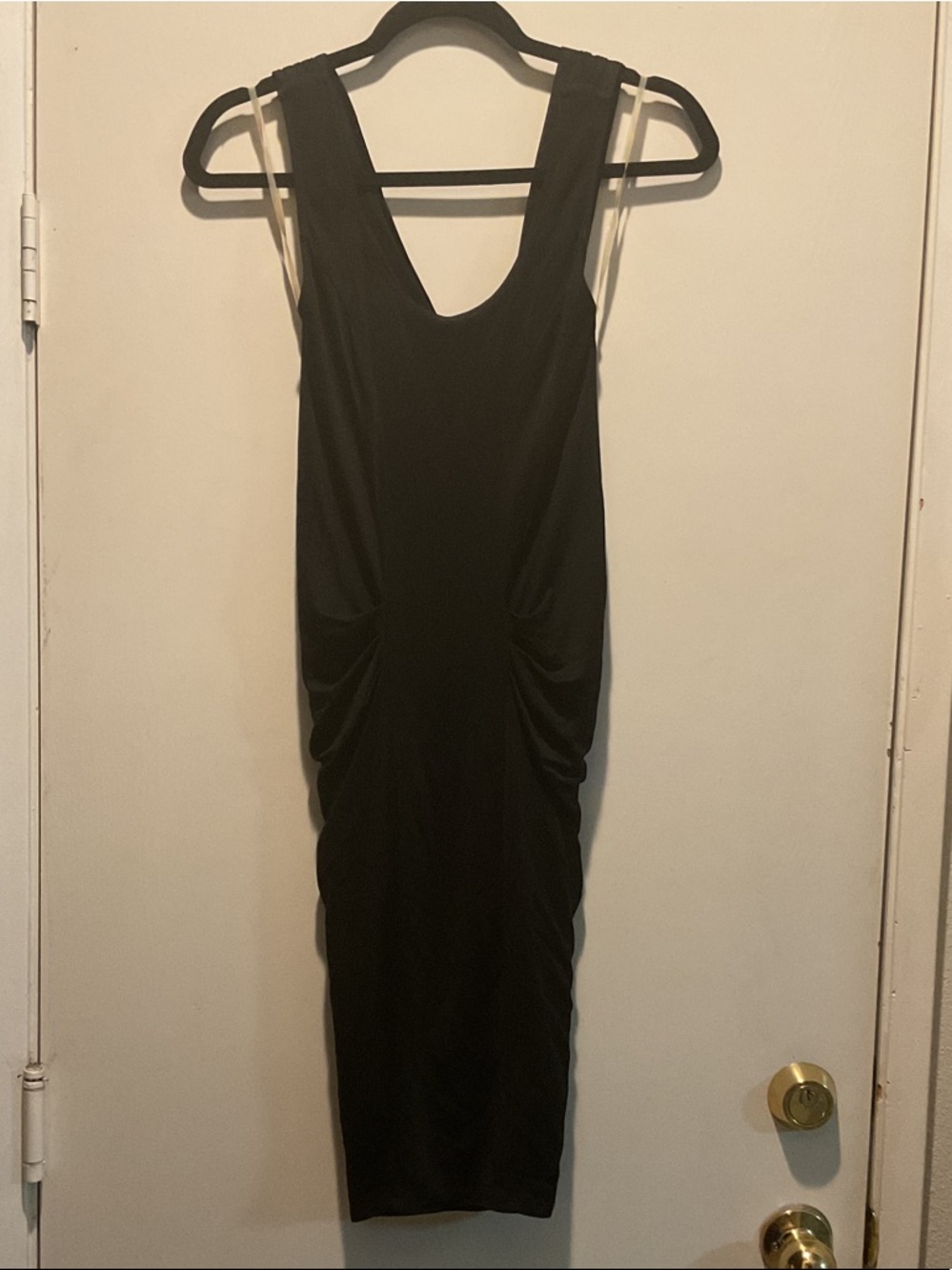 Guess by Marciano Black Sleeveless Midi Bodycon Dress